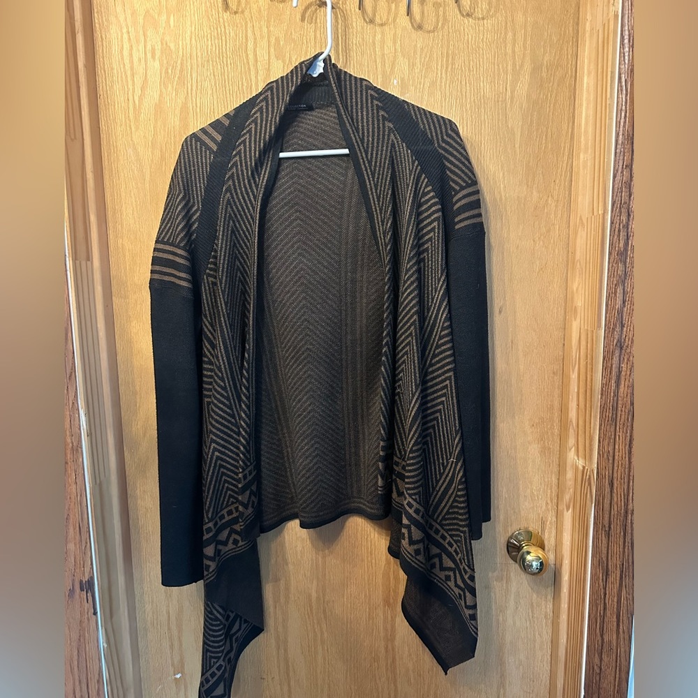 Bajee Collection by Becool black and brown Aztec print cardigan